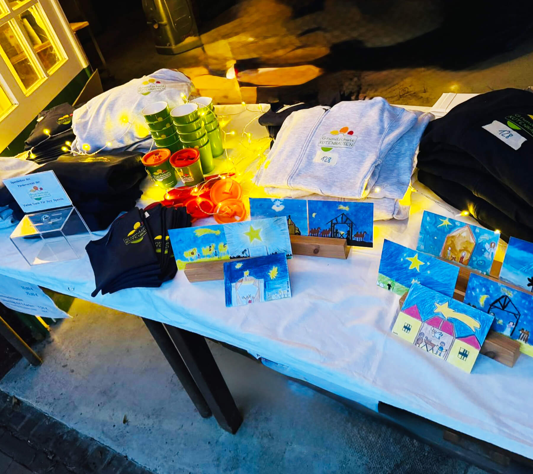 Weihnachtsgeschenke der Schule