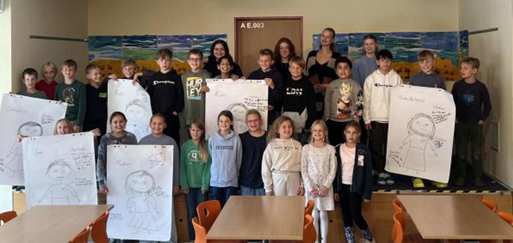 Gruppenfoto der teilnehmenden Kinder